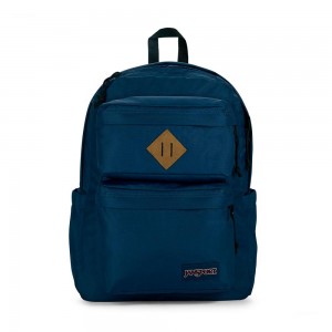 Plecak Na Laptopa Jansport Double Break Granatowe | PL3161LH