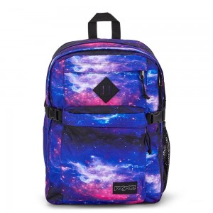 Plecaki Jansport Main Campus Fioletowe Kolorowe | PL3037QZ