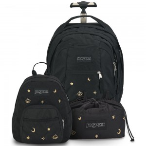 Plecaki Jansport Night-Time Magic Bundle Czarne | PL3052DN