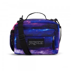 Torba Na Lunch Jansport The Carryout Fioletowe Kolorowe | PL3365WY